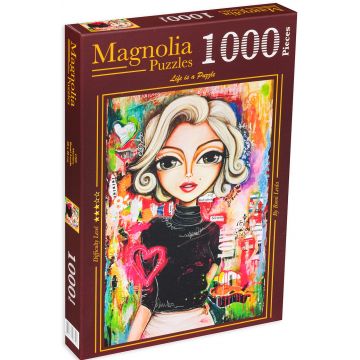 Puzzle Magnolia din 1000 de piese - Marilyn - Romi Lerda