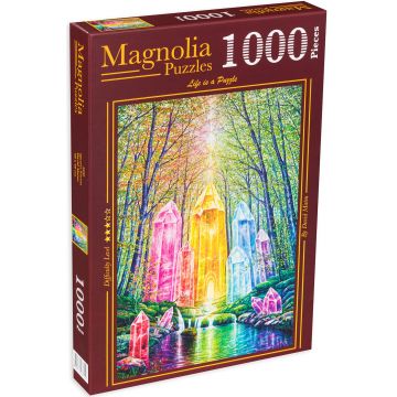 Puzzle Magnolia din 1000 de piese - Pădure magică