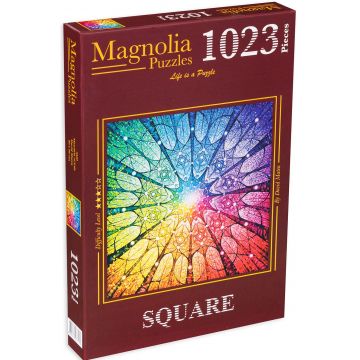 Puzzle Magnolia din 1023 de piese - Mandala vieții