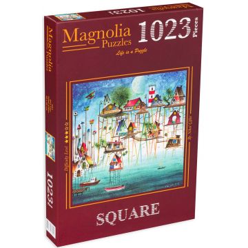 Puzzle Magnolia din 1023 de piese - Oraș magic