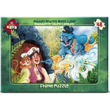 Puzzle pentru copii Art Puzzle din 48 de piese - Aladdin și lampa magică