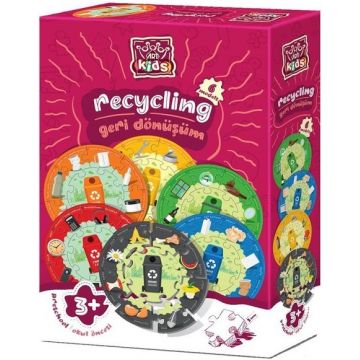 Puzzle pentru copii Art Puzzle din 54 de piese - Să învățăm să reciclăm