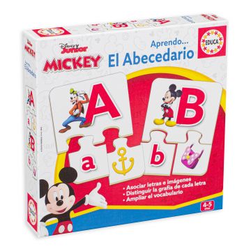 Puzzle pentru copii Educa - Alfabetul lui Mickey și prietenii