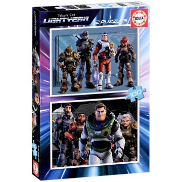 Puzzle pentru copii Educa din 2 х 100 de piese - An-lumină