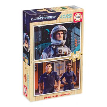 Puzzle pentru copii Educa din 2 х 25 de piese - An-lumină