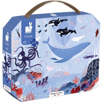 Puzzle pentru copii Janod din 100 de piese - Oceanul Arctic