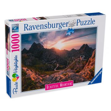 Puzzle Ravensburger cu 1000 de piese - Munți frumoși
