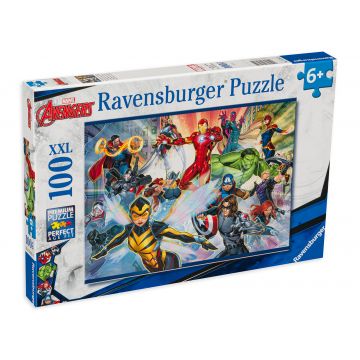 Puzzle Ravensburger din 100 XXL de piese - Răzbunătorii