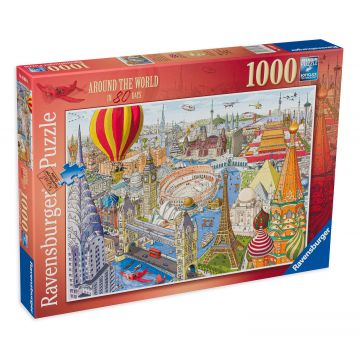 Puzzle Ravensburger din 1000 de piese - În jurul lumii în 80 de zile