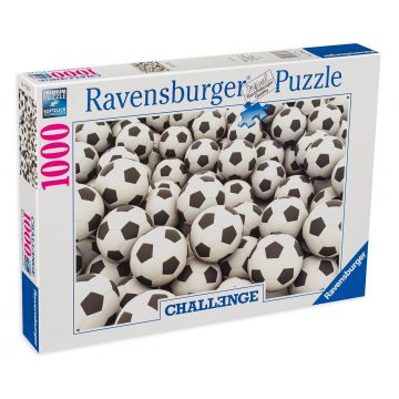 Puzzle Ravensburger din 1000 de piese - Mingi de fotbal