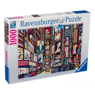Puzzle Ravensburger din 1000 de piese - New York plin de culoare
