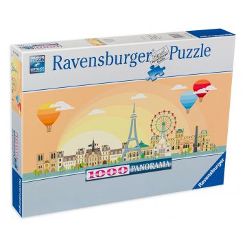 Puzzle Ravensburger din 1000 de piese - O zi în Paris