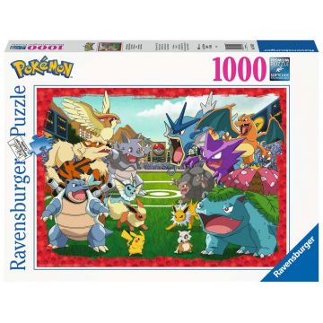 Puzzle Ravensburger din 1000 de piese - Pokemon: Bătălia