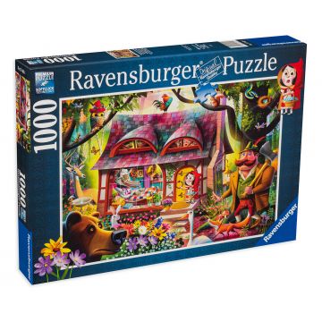 Puzzle Ravensburger din 1000 de piese - Scufița roșie