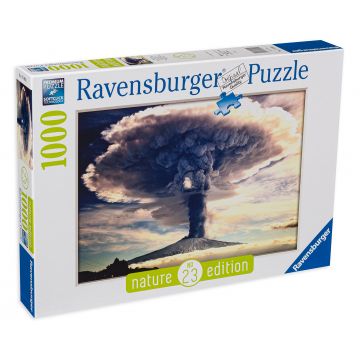 Puzzle Ravensburger din 1000 de piese - Vulcanul Etna