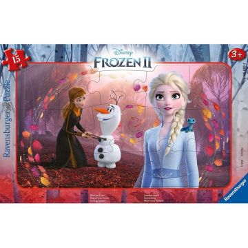 Puzzle Ravensburger din 15 de piese - Regatul înghețat 2