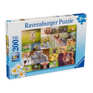 Puzzle Ravensburger din 200 XXL de piese - Animalele de companie adorabile