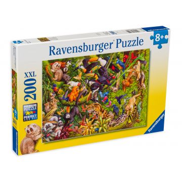 Puzzle Ravensburger din 200 XXL de piese - Padure tropicala