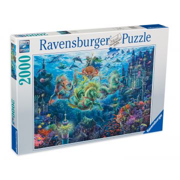 Puzzle Ravensburger din 2000 de piese - Magie subacvatică