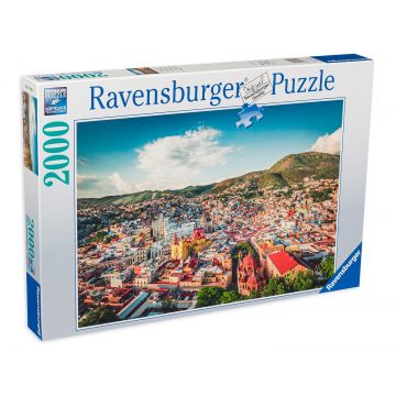 Puzzle Ravensburger din 2000 de piese - Mexicul colorat