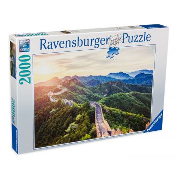 Puzzle Ravensburger din 2000 de piese - Zidul Chinezesc în lumina soarelui