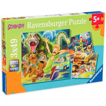 Puzzle Ravensburger din 3 x 49 de piese - Scooby Doo