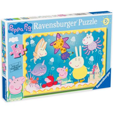 Puzzle Ravensburger din 35 de piese - Aventură subacvatică cu Peppa