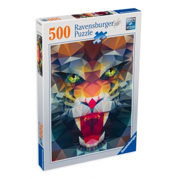 Puzzle Ravensburger din 500 de piese - Leu multilateral