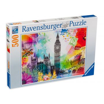 Puzzle Ravensburger din 500 de piese - Salutări din Londra