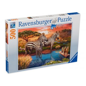 Puzzle Ravensburger din 500 de piese - Zebra