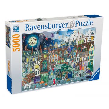 Puzzle Ravensburger din 5000 de piese - Strada fantastică
