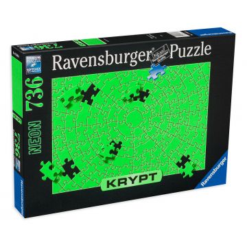Puzzle Ravensburger din 736 de piese - Verde neon