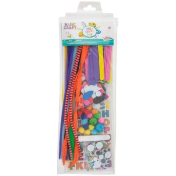 Set creativ Grafix - Megacraft Bag Boys, 250 piese, sortiment