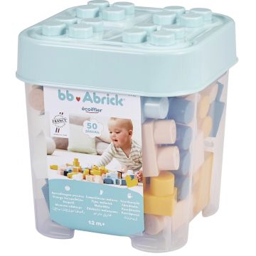Set de joacă  Ecoiffier Abrick - Primele mele cărămizi, 50 de piese