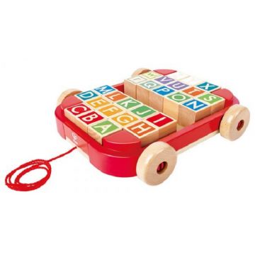 Set de joc HaPe International - Cărucior cu cărucior cu blocuri
