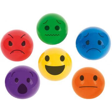 Set pentru copii Nowa Szkola - Emotion balls, 15 cm, 6 piese