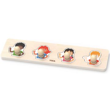 Viga Flat Puzzle - Copii
