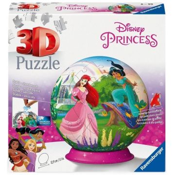 3D Puzzle Ravensburger din 72 de piese - Prințese Disney