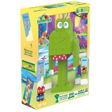 Constructor BioBuddi Swampies - Pește, 44 de piese