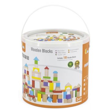 Constructor din lemn Viga - Castel, 100 piese