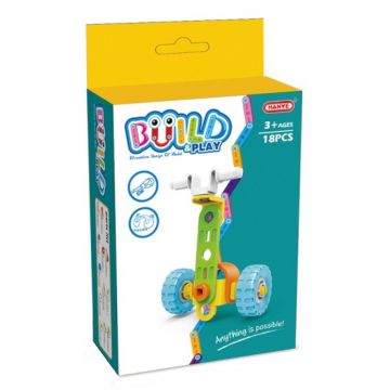 Constructor Hanye Build and play - Bicicletă cu două roți, 18 piese