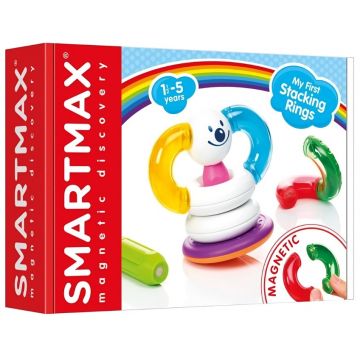 Constructor magnetic Smart Games Smartmax - Aranjează inelele, 12 piese