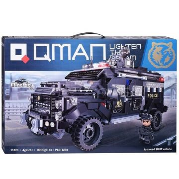 Constructor Qman - Camion Blindat, 1250 piese