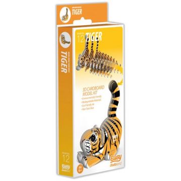 Figura de asamblare Eugy 3D - Tigru