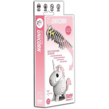 Figura de asamblare Eugy 3D - Unicorn