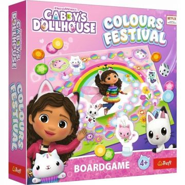 Joc de bord  Gabby's Dollhouse: Colours Festival - Pentru copii