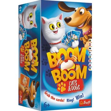 Joc de societate Boom Boom Boom Cats & Dogs - pentru copii