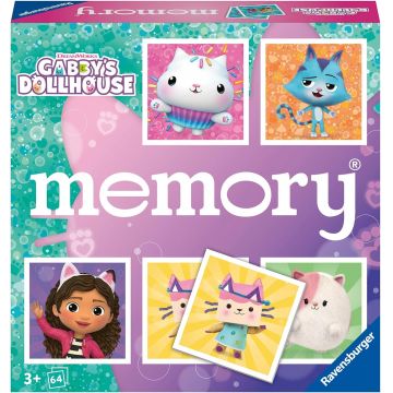 Joc de societate Memory - Gabby's Dollhouse - Pentru copii