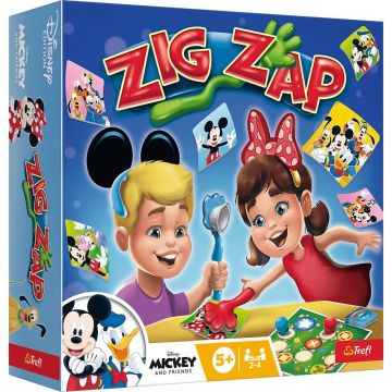 Joc de societate Trefl Zig Zap: Mickey Mouse and Friends - Copii