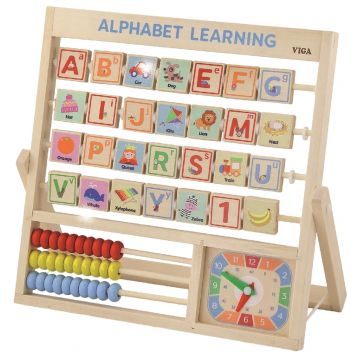 Joc educativ  Viga Toys - Scrisori și abac
